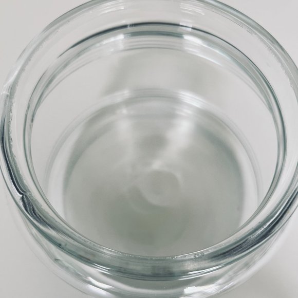 "HOST PICK" VINTAGE "Doggie Snacks" Clear Glass Lidded Jar EUC - Picture 3 of 6